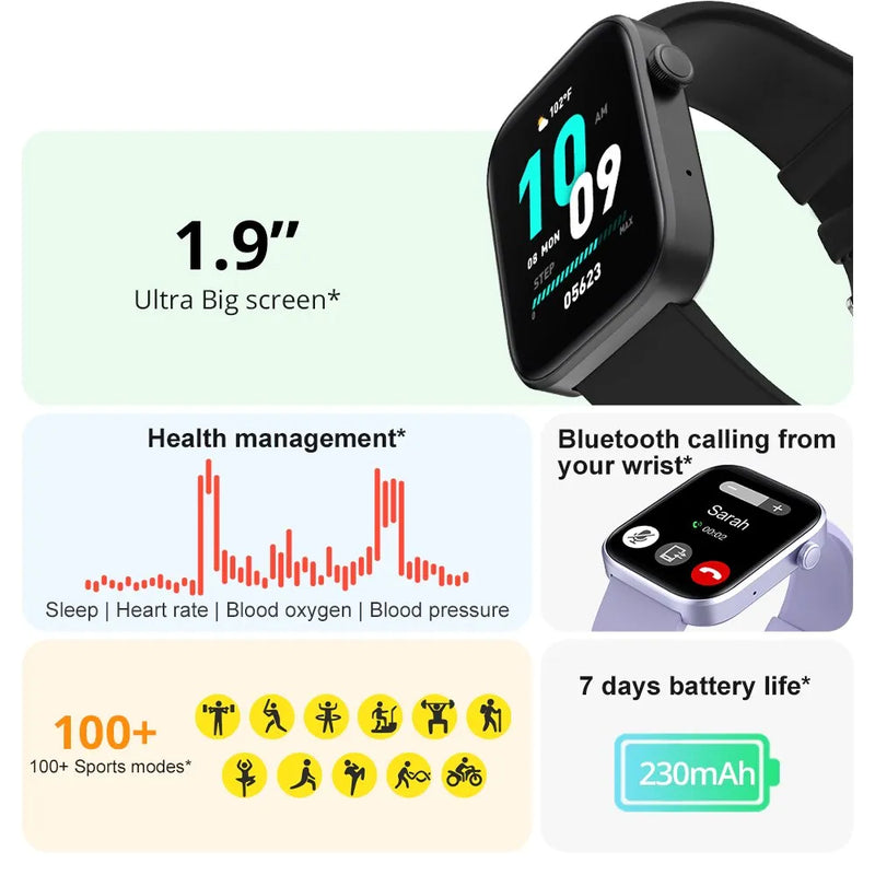 MEGA OFERTA!! Smartwatch - Monitoramento de Saúde e Assistente de Voz.